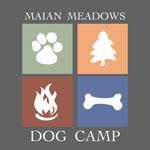 maian meadows dog camp logo split (gray w tree) - thumbnail